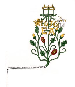 Halterung für eine Sanduhr von Henry Shaw