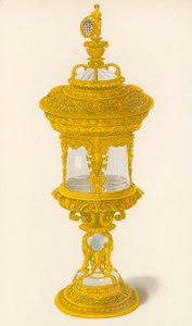 Becher, gehörend zur Gesellschaft der Goldschmiede, um 1558 von Henry Shaw