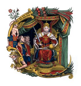 Initialbuchstabe C, 1563, 1843