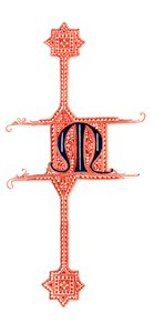 Initialbuchstabe M, 1843
