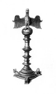 Lesepult, 15. Jahrhundert, 1843