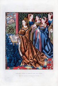 Margarete, Königin von Heinrich VI., und ihr Hof, Mitte des 15. Jahrhunderts von Henry Shaw