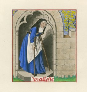 Das Alter, aus der Romanze der Rose, ca. 1480