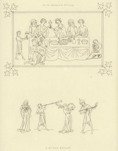Königliches Festmahl, Anfang des 14. Jahrhunderts