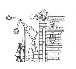 Belagerungsmaschine, um 1260