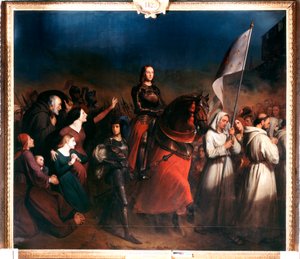 Joan of Arcs Einzug in Orleans, Abend der Befreiung der Stadt, 8. Mai 1429