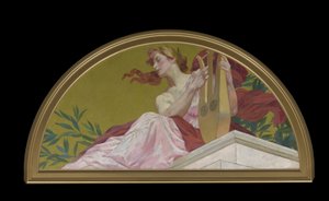 Muse der Lyrischen Poesie, 1893 von Henry Siddons Mowbray
