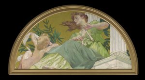 Muse der Musik, 1893 von Henry Siddons Mowbray