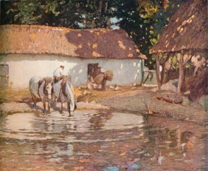 Ein Bauernhof in der Picardie, ca. 1900
