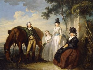 Gruppenporträt der Familie Parker von Henry Singleton