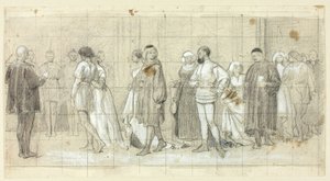 Figuren in Prozession