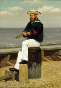 Matrose auf Ausguck, ca. 1855 von Henry Stacy Marks