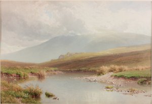 Gebirgige Landschaft, Ende des 19. Jahrhunderts von Henry Sutton Palmer