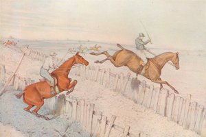 Ein Hindernisrennen: Über eine alte blinde Straße gehen und es gut machen: gleiches Wetten, 1827