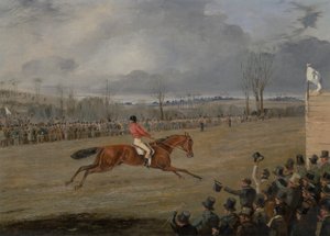 Ein Hindernisrennen, Der Gewinner von Henry Thomas Alken