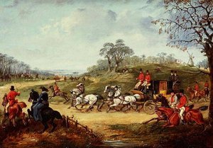Zum Treffen gehen, Deckung brechen, voller Schrei und der Tod von Henry Thomas Alken