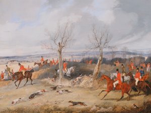 Jagdszene: In voller Jagd, ca. 1840