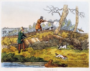 Waldschnepfenjagd von Henry Thomas Alken