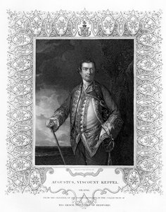 Augustus Keppel, Viscount Keppel, 1725-1786, 19. Jahrhundert von Henry Thomas Ryall