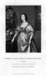 Königin Henrietta Maria, Gemahlin von Karl I., 1833