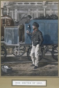 Der Fahrer von 1852, graviert von John Harris (1811-65) veröffentlicht am 26. Mai 1852