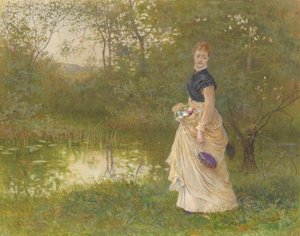 Neben dem Seerosenteich von Henry Towneley Green