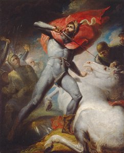 Das Gelübde des Earl of Warwick vor der Schlacht von Towton