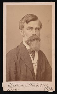 Porträt von Herman Henry Diebitsch von Henry Ulke