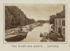 Der Fluss und Boote - Oxford von Henry W. Taunt