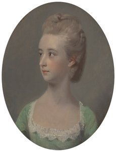 Porträt einer jungen Frau, möglicherweise Miss Nettlethorpe von Henry Walton