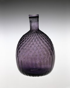 Taschenflasche von Henry William (attr.to) Stiegel