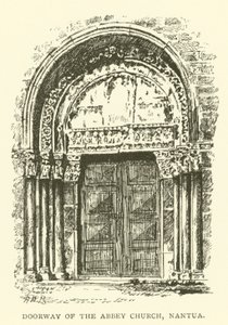 Tür des Abteikirche, Nantua (Gravur) von Henry William Brewer