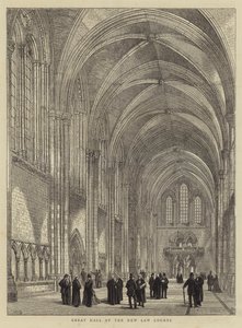 Große Halle der neuen Gerichtsgebäude von Henry William Brewer