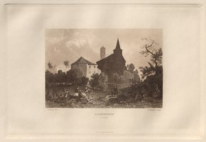Das malerische und romantische Rheinland: Kronenburg Eifel, 1928 von Henry Winkles