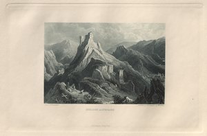 Das Malerische und Romantische Rheinland: Schloss Altenahr, 1928 von Henry Winkles