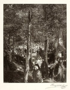 Eine Predigt im Freien von Henry Wolf