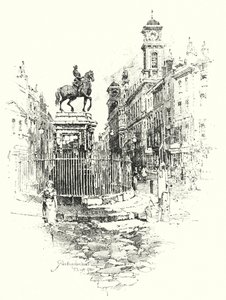 Northumberland House von Herbert (after) Railton