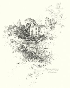 Wohnsitz von Kitty Clive, Twickenham, London von Herbert (after) Railton