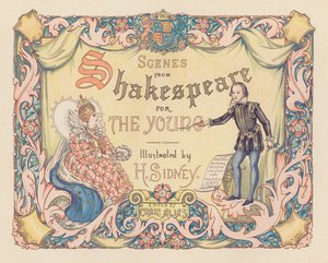 Titelblatt-Illustration für Szenen aus Shakespeare für die Jugend
