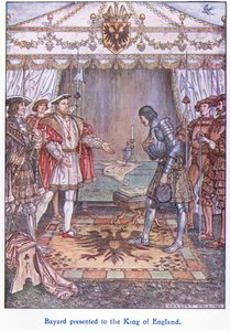 Bayard dem König von England (Heinrich VIII.) vorgestellt