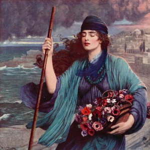 Nydia, das blinde Mädchen von Pompeji von Herbert Gustave after Schmalz