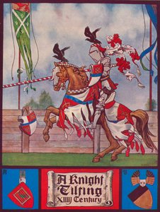 Ein Ritter beim Tjosten, ca. 1926