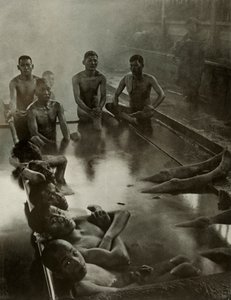 Ein öffentliches Bad in Kanawa, 1910