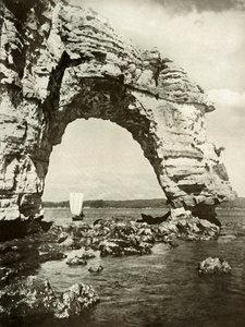 Ein vom Meer geformter Bogen in Matsushima, 1910