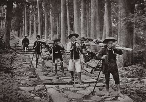 Damen reisen mit Yama Kago von Herbert Ponting