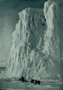 Die Spitze des Barne-Gletschers, um 1910-1913, 1913 von Herbert Ponting