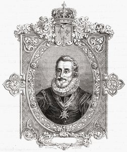 Henri IV, graviert von Pannemaker-Ligny, aus 