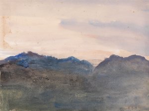 Abendlandschaft von Hercules Brabazon Brabazon