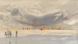 Abend auf der Lagune, Venedig
