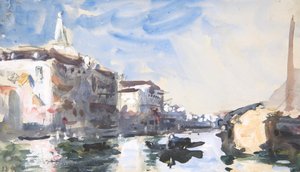 Szene am Canal Grande, Venedig, 19. Jahrhundert von Hercules Brabazon Brabazon